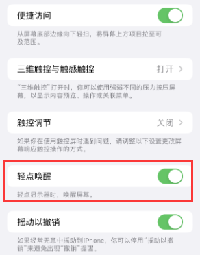 临清苹果授权维修站分享iPhone轻点无法唤醒怎么办