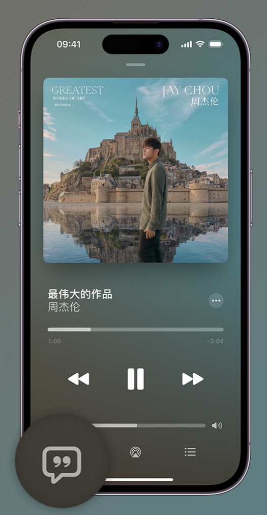 临清iphone维修分享如何在iPhone上使用Apple Music全新唱歌功能 